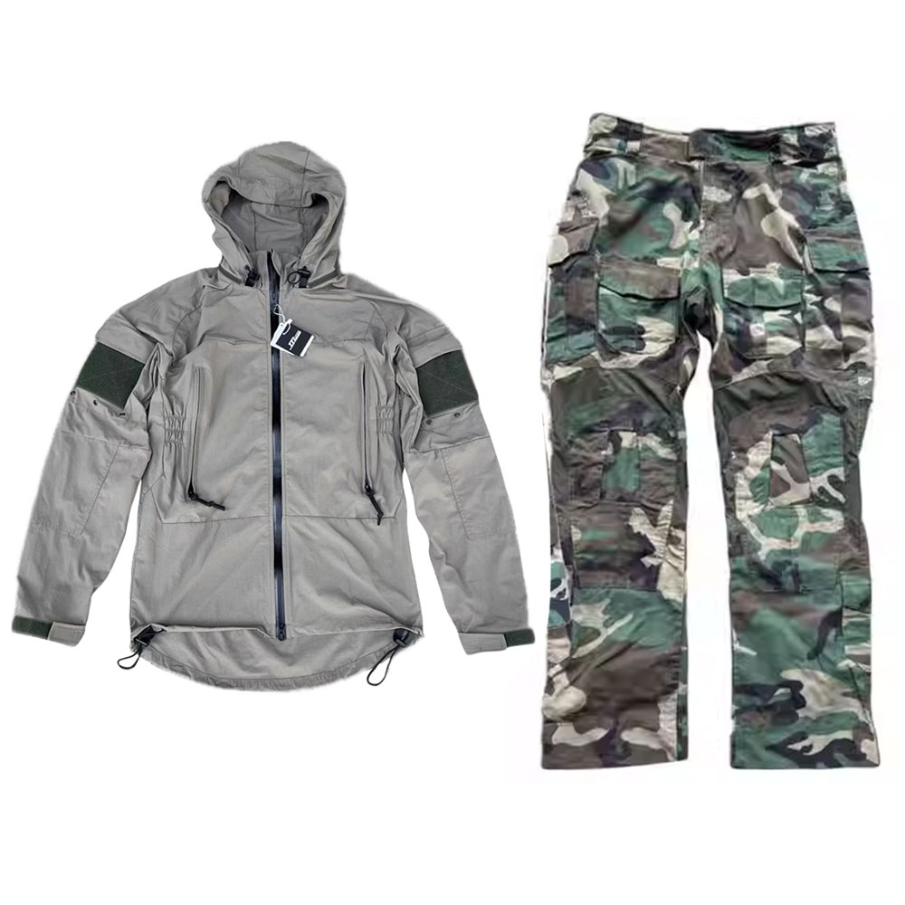 Windproof Jacket Softshell - Tactical Tom ORC gray soft shell