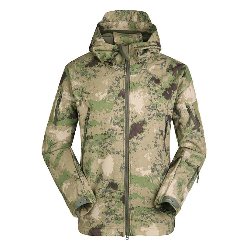 Windproof Jacket Softshell - Tactical Tom Men's Outdoor Adventure Camouflage