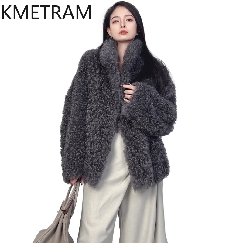 Quality Winter Clothing Jacket - Natural Wool Sheepskin Double Faced Fur