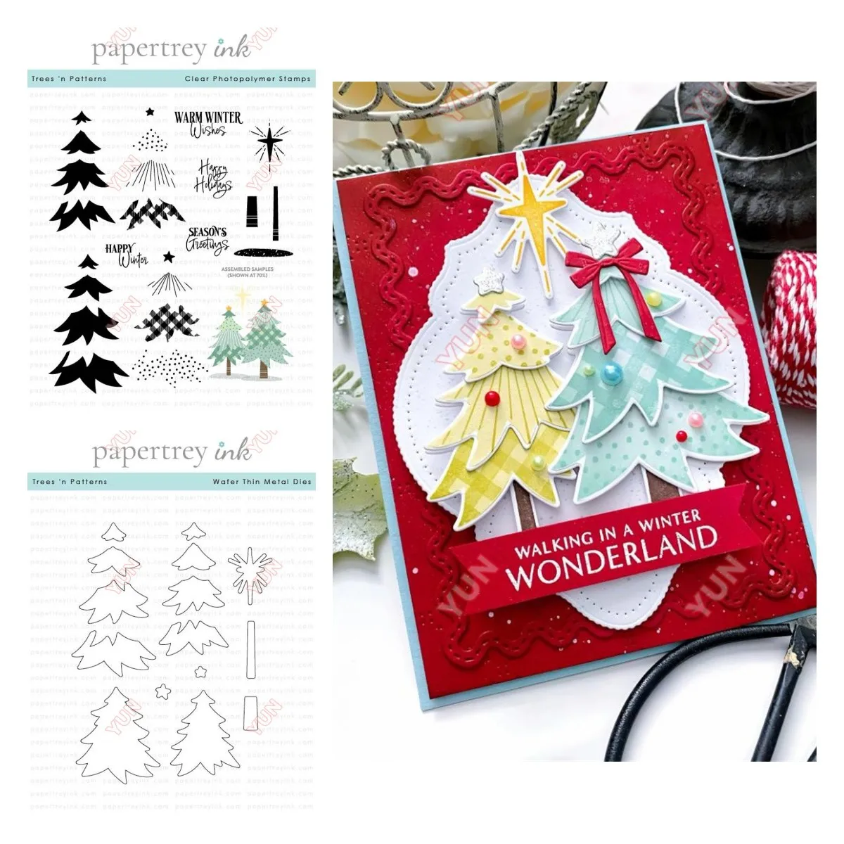 Winter Clothing Patterns - New 2024 Bigs Winter Sentiments Stamps