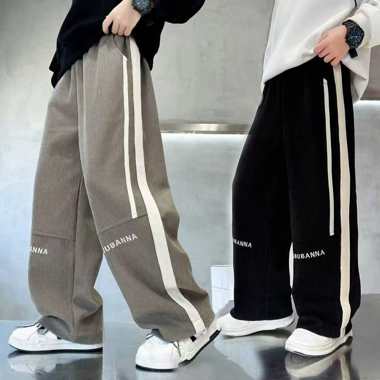 Warm Winter Clothing - Autumn Boys Causal Pants Kids Winter