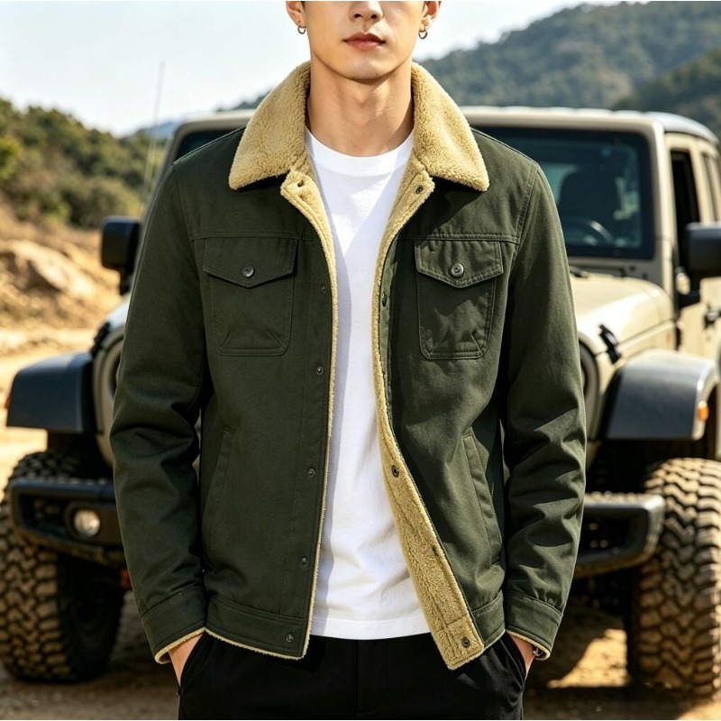 Quality Winter Clothing Jacket - New Fashion Men Fleece Warm Winter