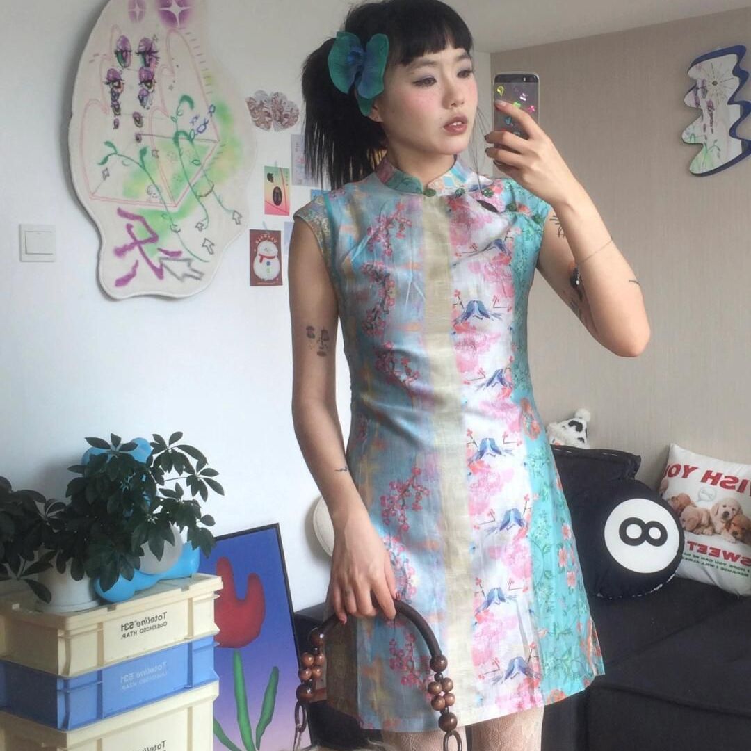 Vintage Cheongsam High Waist P - Winter Clothing Aesthetic 评论和价格