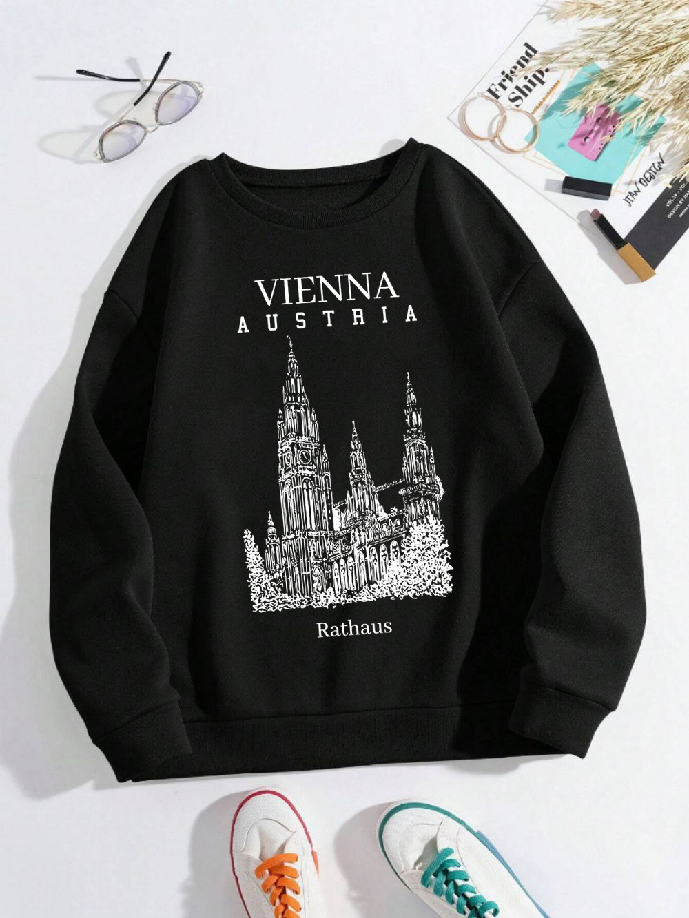 Vienna Austria Rathaus Print W - Winter Clothing Vienna 评论和价格