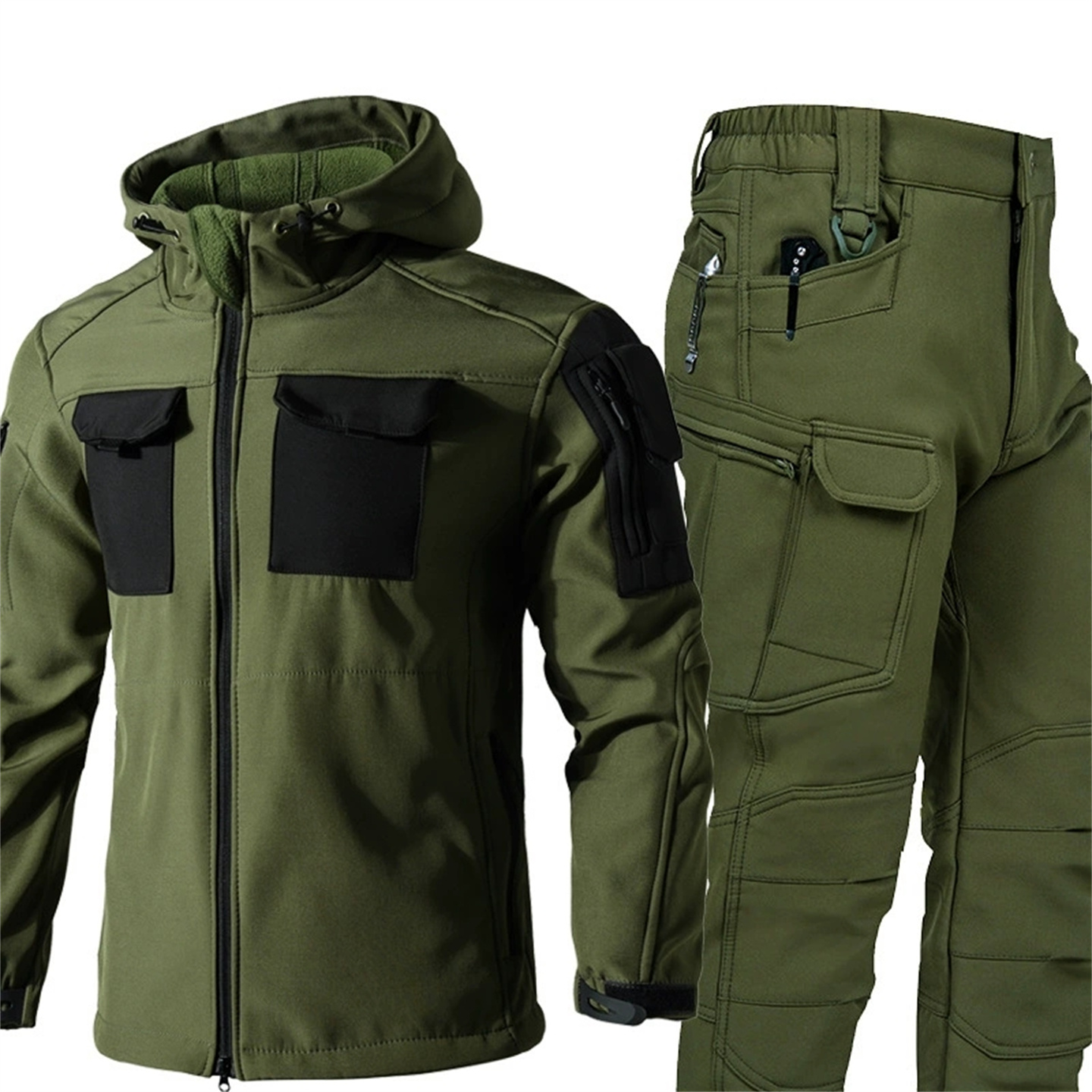 Winter Outdoor Thermal Soft Sh - Windproof Jacket Softshell 评论和价格