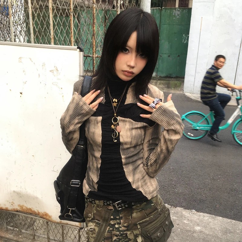 Karrram Japanese Y2k Ribbed To - Winter Clothing Aesthetic 评论和价格
