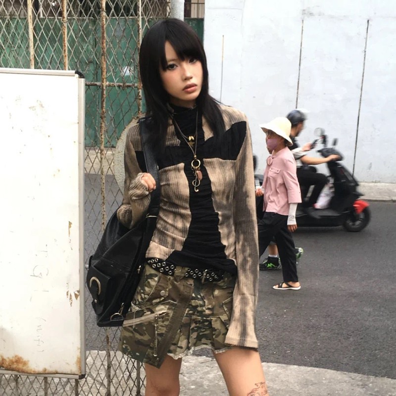 Karrram Japanese Y2k Ribbed To - Winter Clothing Aesthetic 评论和价格