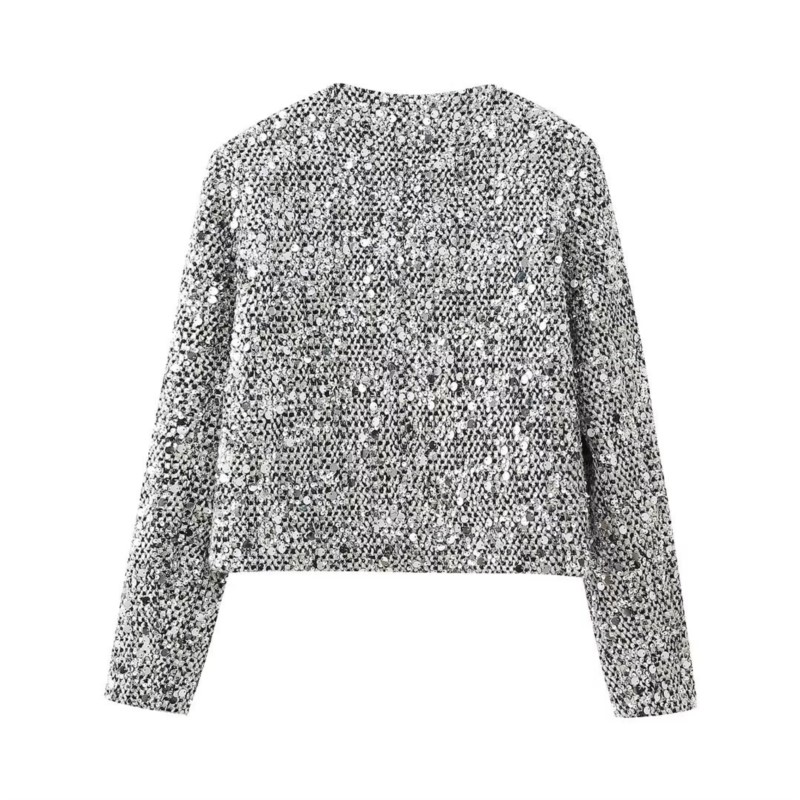 Party Club chic shiny Blazer s - Winter Clothing Dress Up 评论和价格