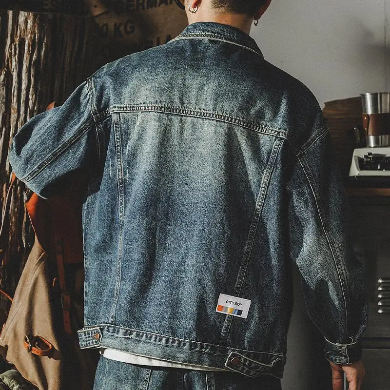 Trendy Loose Denim Jackets Man - Quality Winter Clothing Jacket 评论和价格