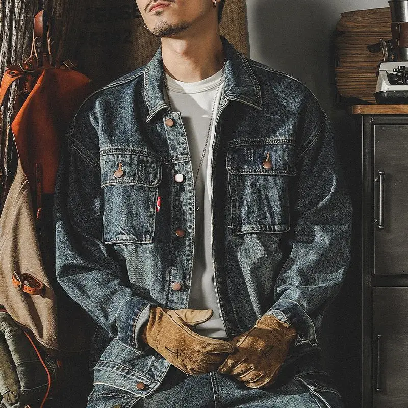 Trendy Loose Denim Jackets Man - Quality Winter Clothing Jacket 评论和价格