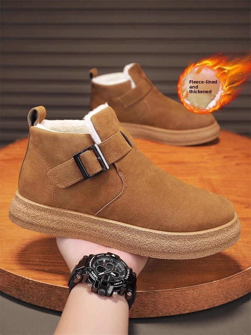 Northeast Men's Winter Thicken - Snow Boot Fur Lined 评论和价格