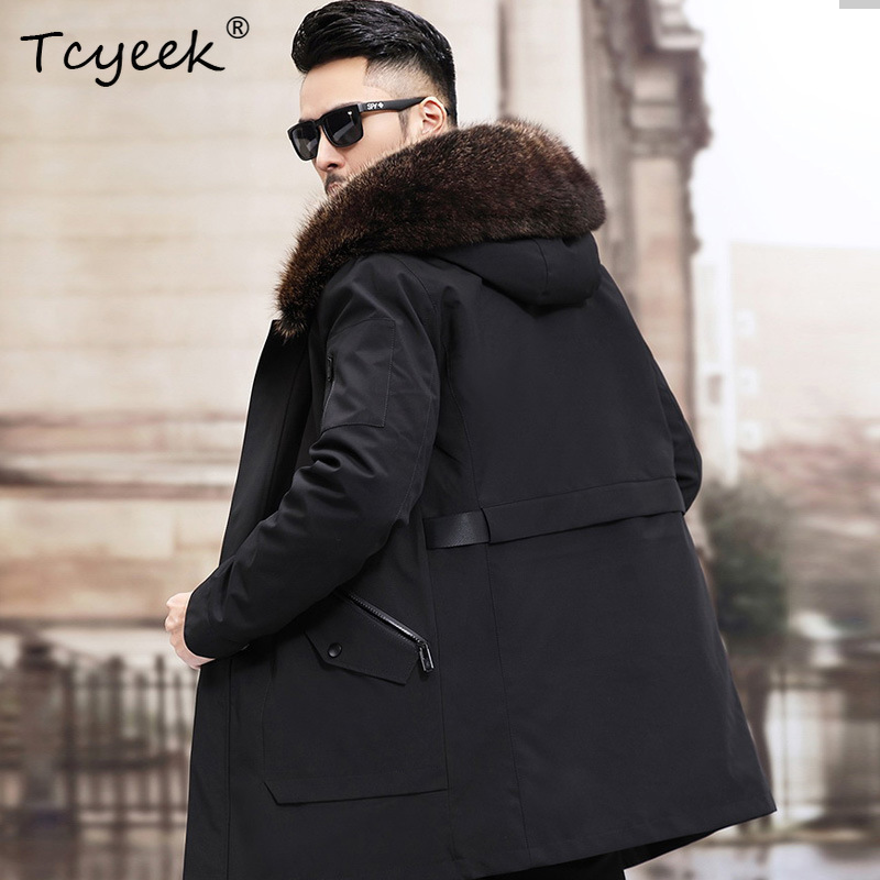 Tcyeek Sliver Fox Fur Collar W - Warm Winter Clothing 评论和价格