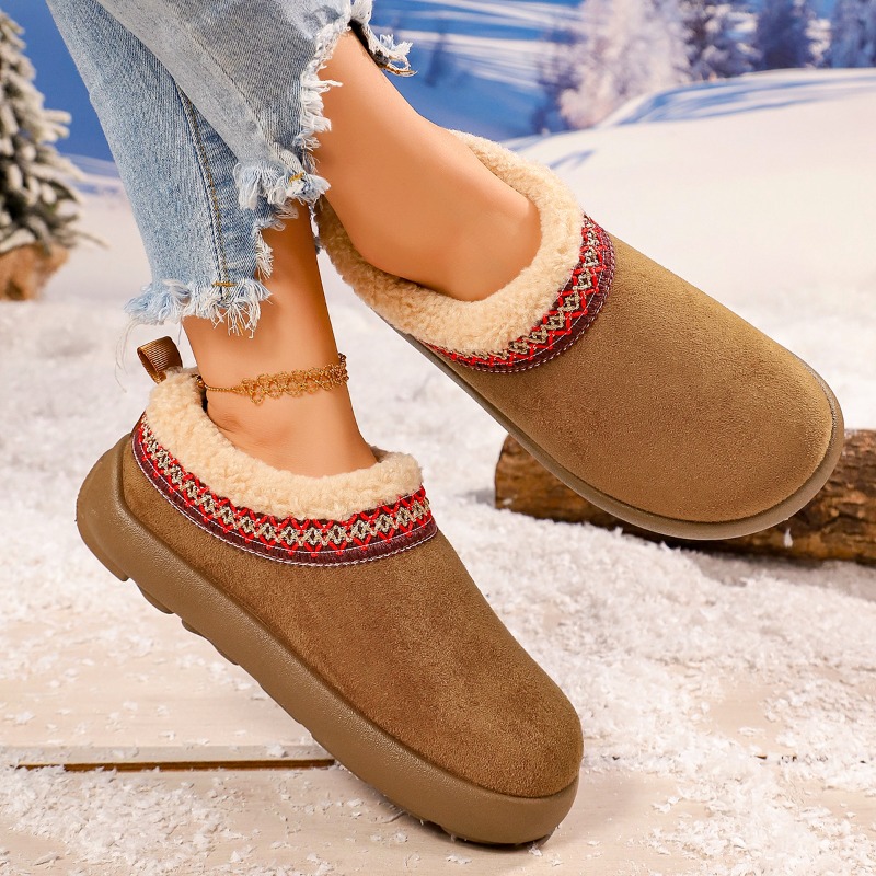 2027 New Women's Plush Slipper - Snow Boot Fur Lined 评论和价格