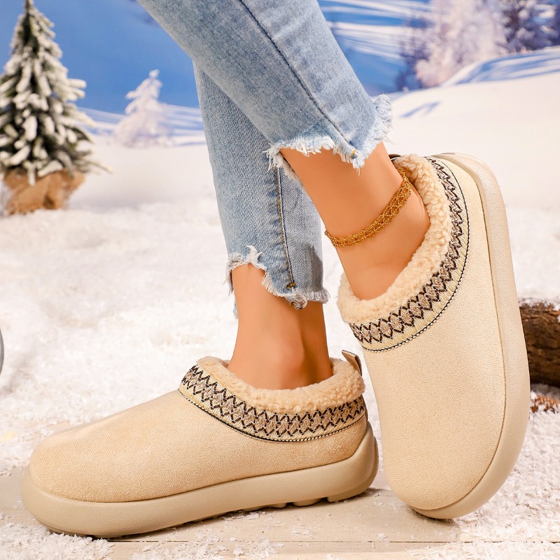 2027 New Women's Plush Slipper - Snow Boot Fur Lined 评论和价格