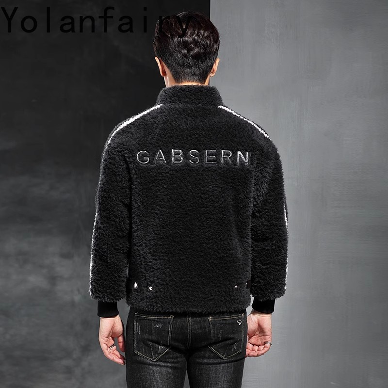 YOLANFAIRY 100% Wool Mens Real - Quality Winter Clothing Jacket 评论和价格