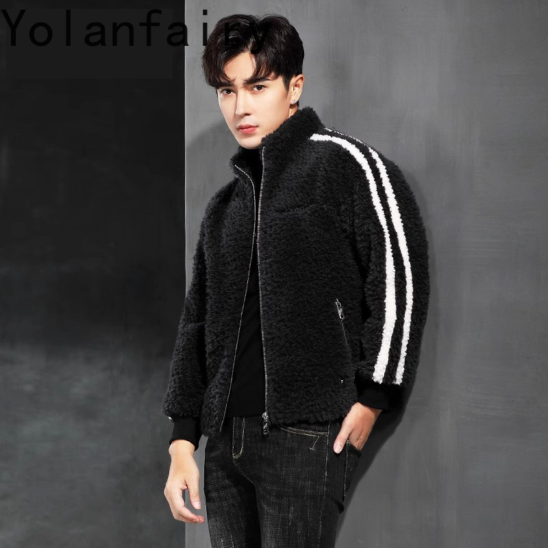 YOLANFAIRY 100% Wool Mens Real - Quality Winter Clothing Jacket 评论和价格