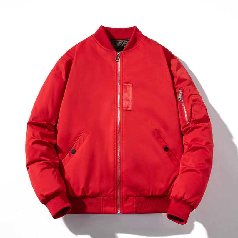 Thick Padded Bomber Jacket Men - Winter Clothing Patterns 评论和价格