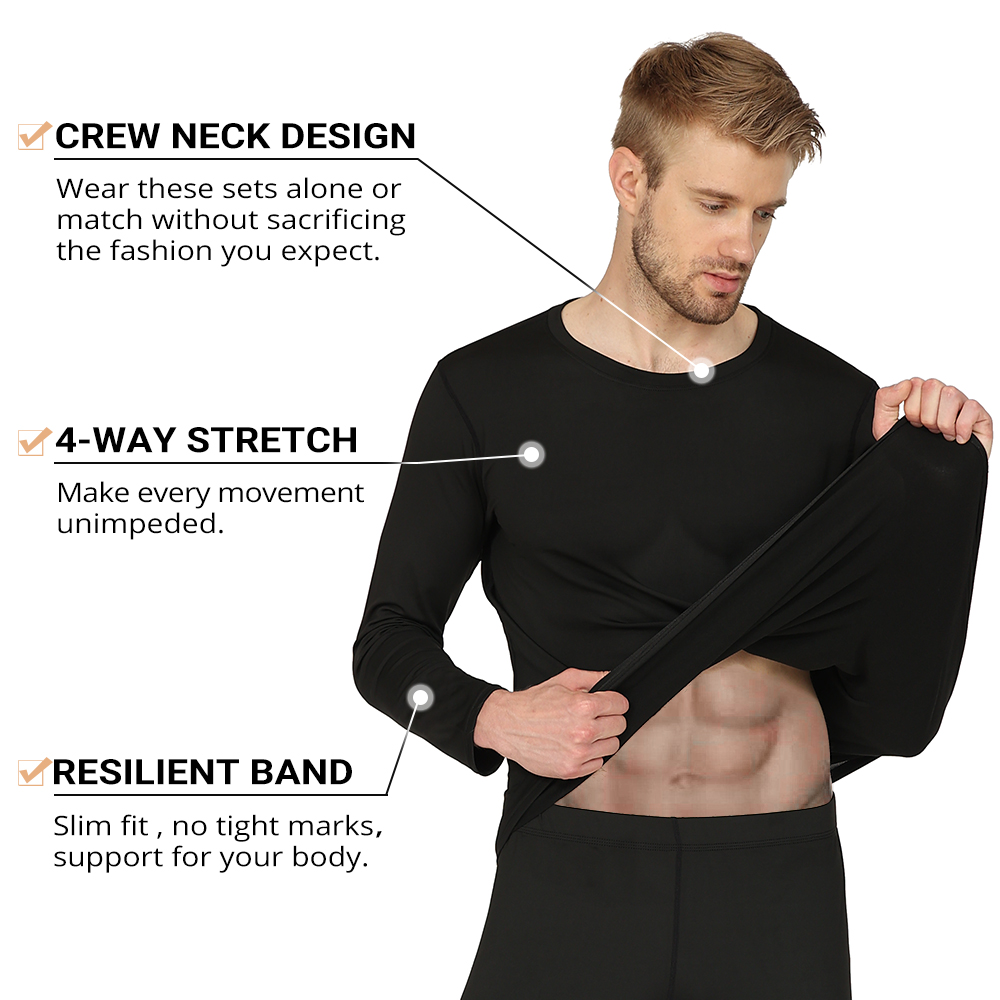 Men's Winter Thermal Underwear - Thermal Base Layer 评论和价格