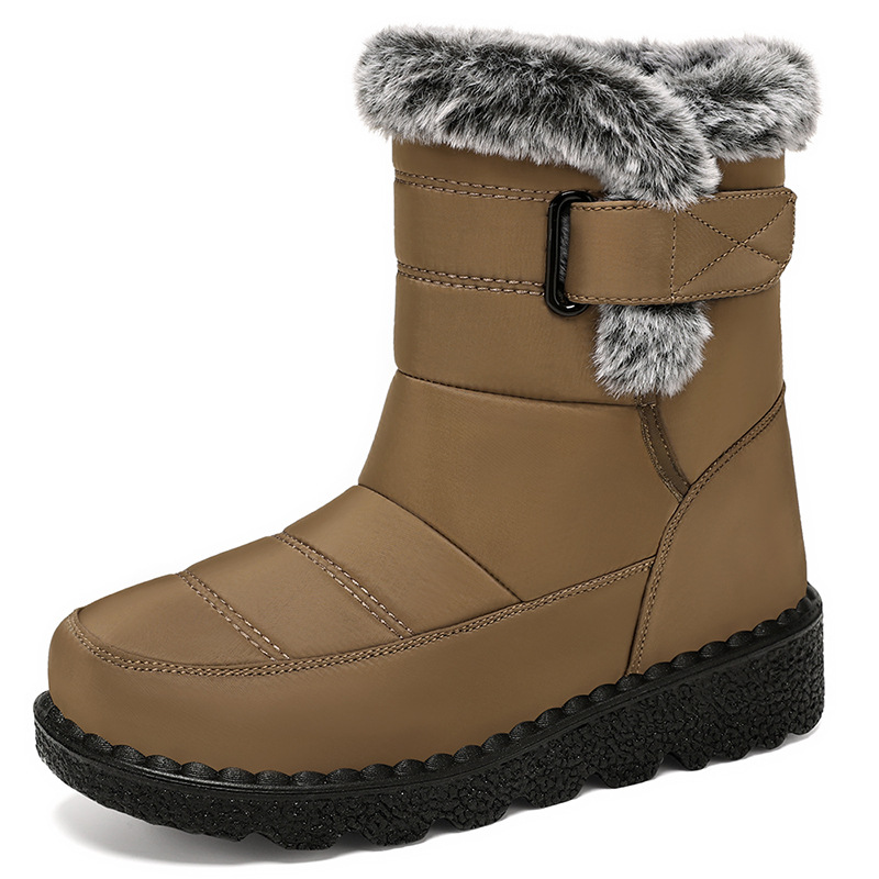 Women Mid Calf Snow Boots Fuzz - Snow Boot Fur Lined 评论和价格
