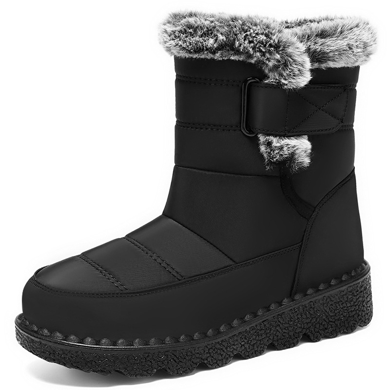Women Mid Calf Snow Boots Fuzz - Snow Boot Fur Lined 评论和价格