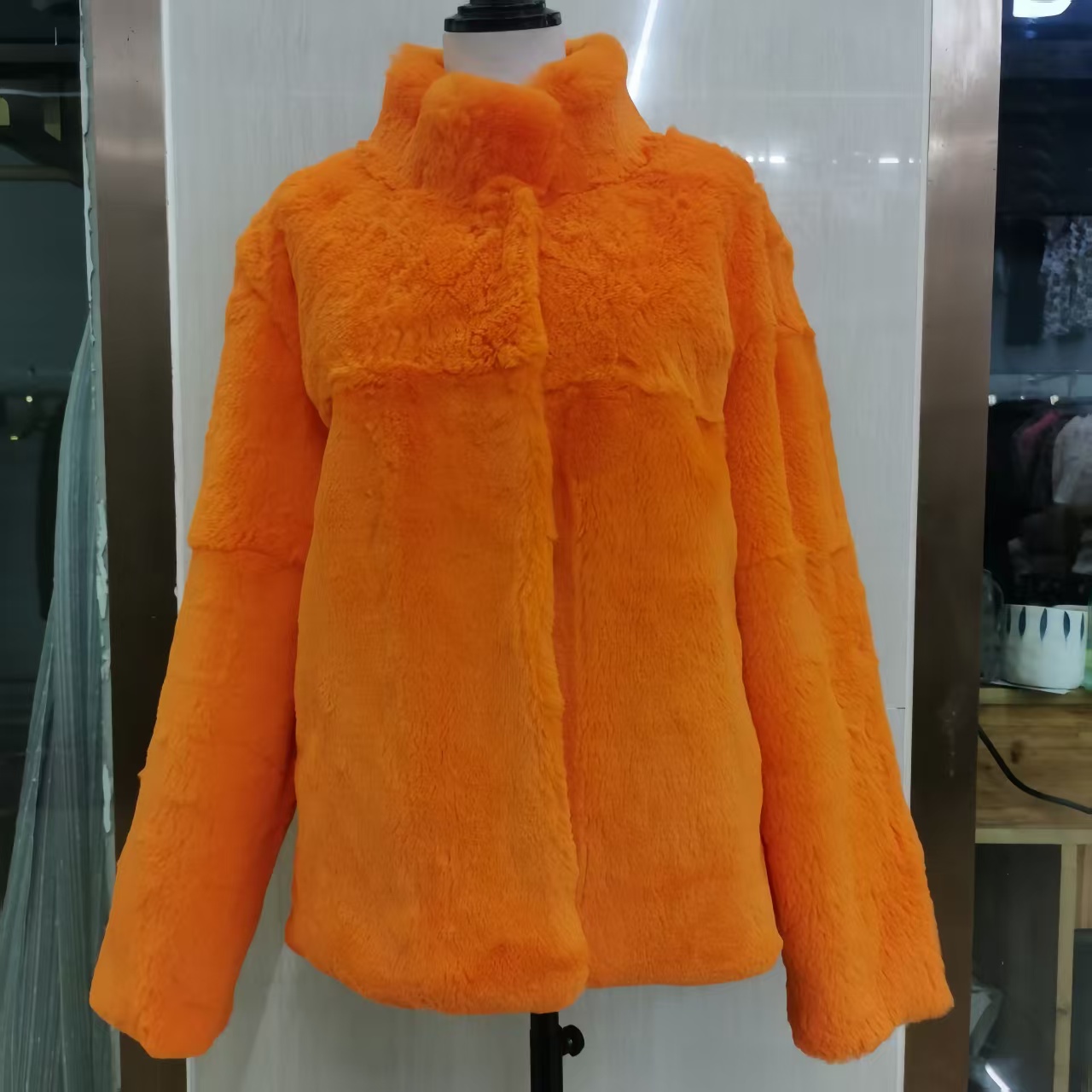Real Rabbit Fur Coat for Women - Quality Winter Clothing Jacket 评论和价格