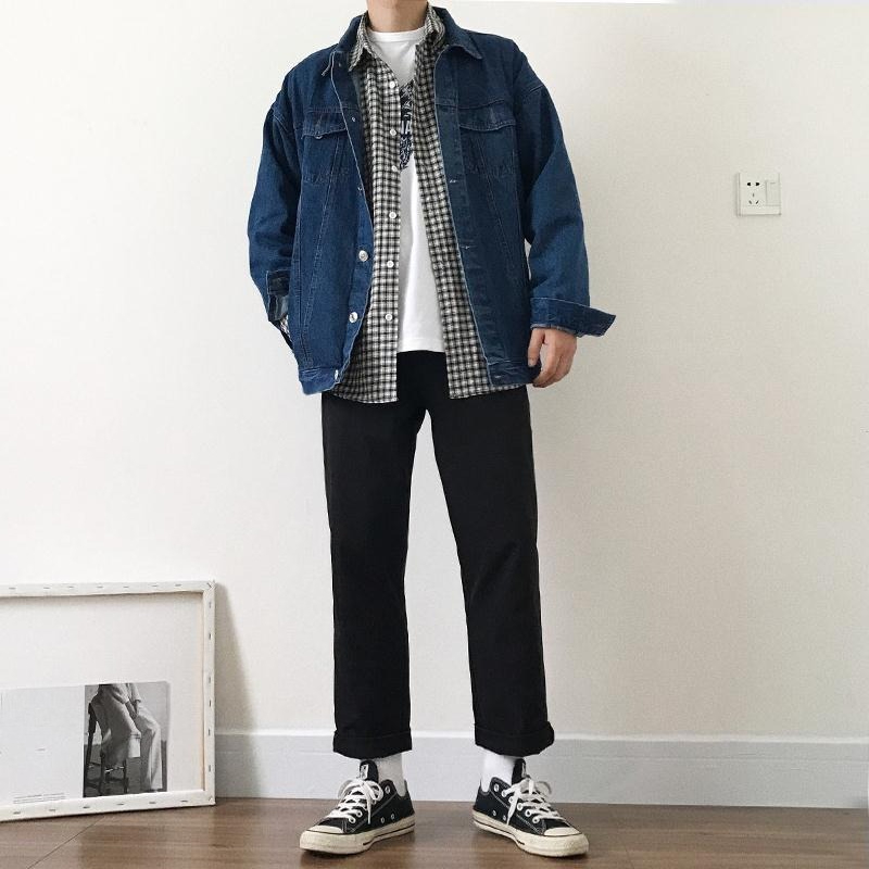 Autumn Black Clothing Loose Co - Winter Clothing Aesthetic 评论和价格