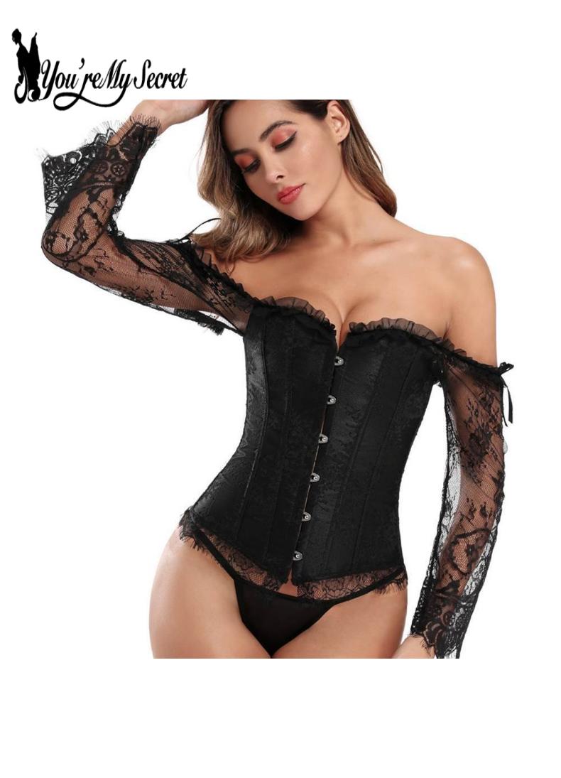Gothic Long Sleeved Corset Wom - Winter Clothing Dress Up 评论和价格