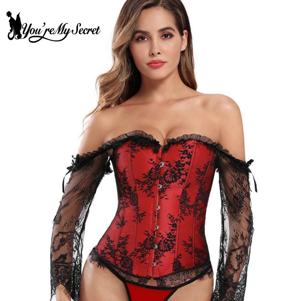 Gothic Long Sleeved Corset Wom - Winter Clothing Dress Up 评论和价格