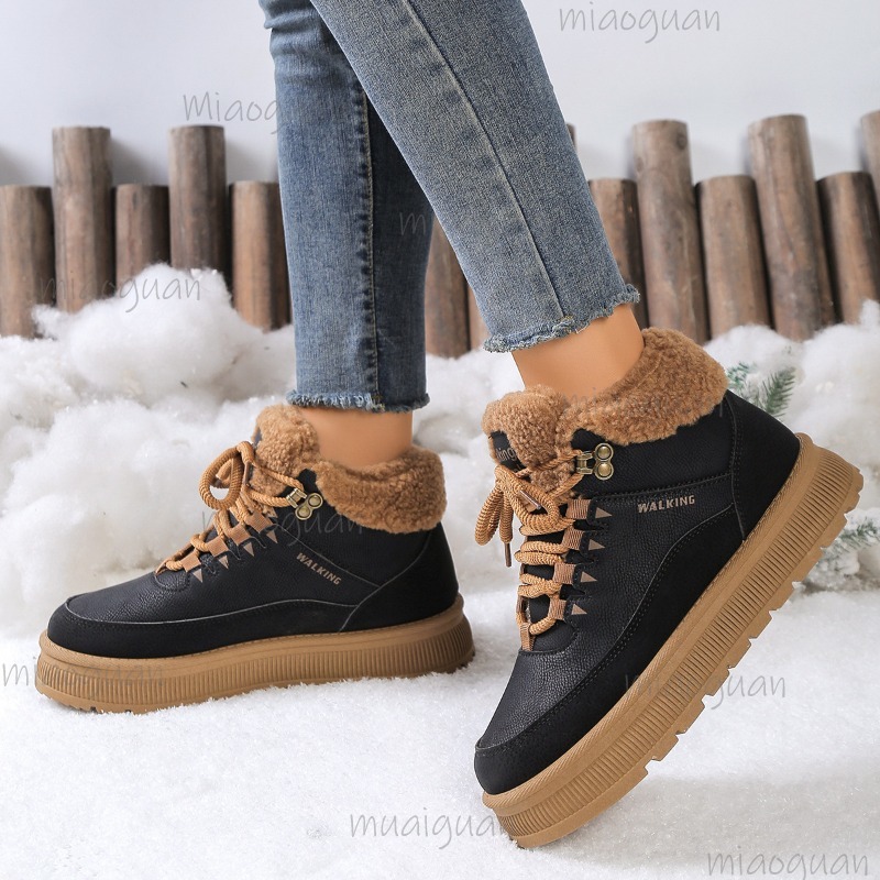 Plus Size 36-41 Winter Snow Bo - Snow Boot Fur Lined 评论和价格