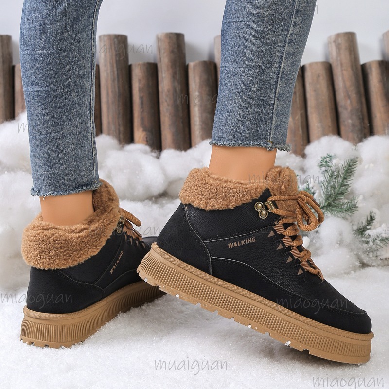 Plus Size 36-41 Winter Snow Bo - Snow Boot Fur Lined 评论和价格