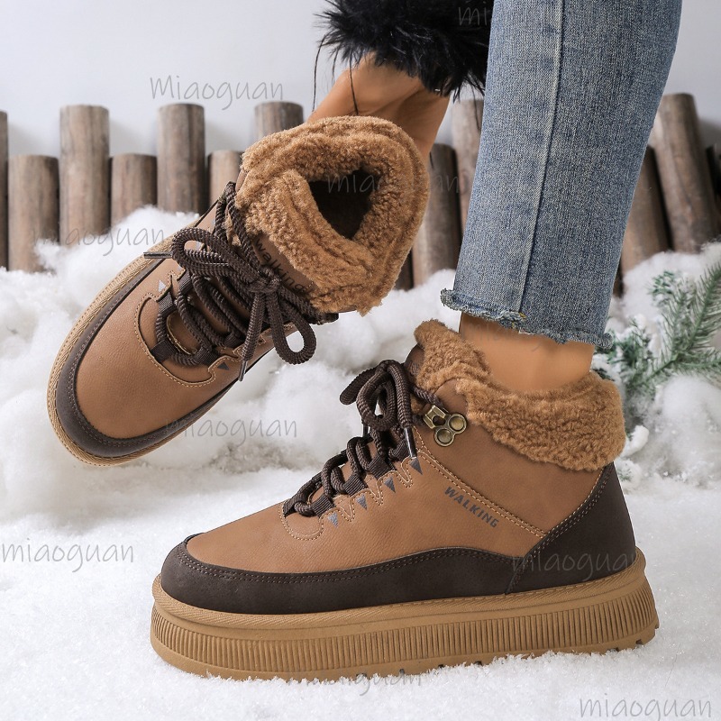 Plus Size 36-41 Winter Snow Bo - Snow Boot Fur Lined 评论和价格