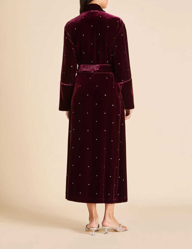 Autumn Red Velvet Wedding Dres - Winter Clothing Dress Up 评论和价格