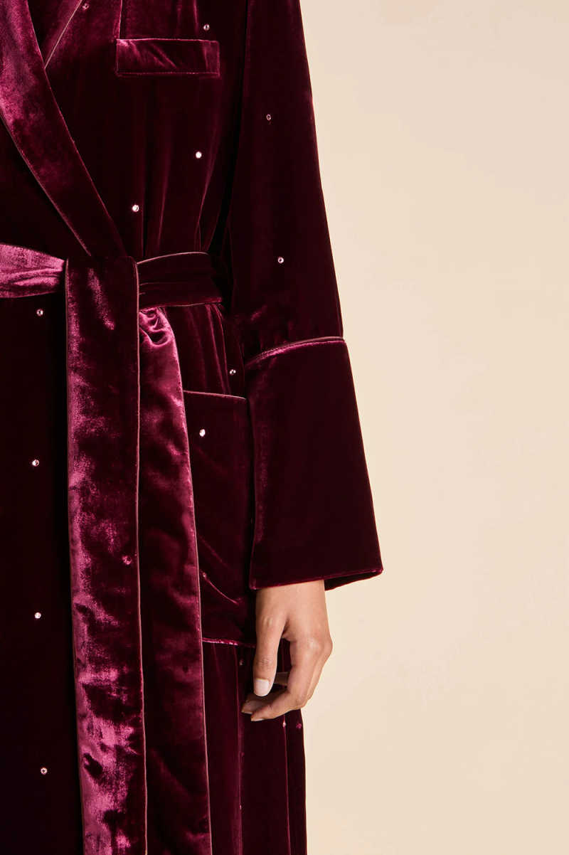 Autumn Red Velvet Wedding Dres - Winter Clothing Dress Up 评论和价格