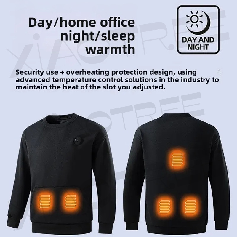 New USB Heated Hoodie, Men's F - Warm Winter Clothing 评论和价格