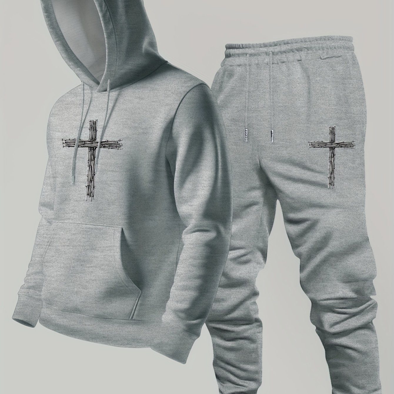 Hooded sweatshirt and long pan - Winter Clothing Logos 评论和价格