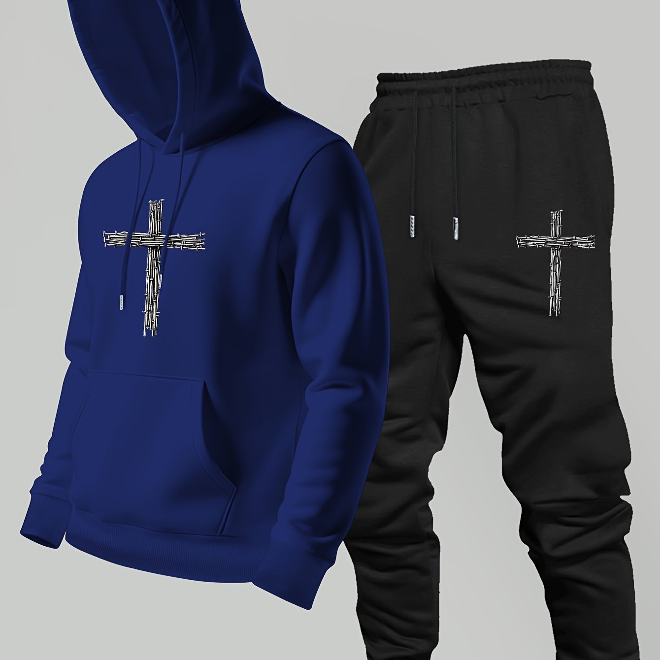 Hooded sweatshirt and long pan - Winter Clothing Logos 评论和价格