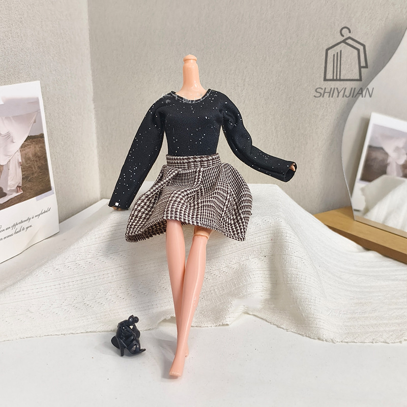 1/6 Doll Handmade Dress Clothi - Winter Clothing Dress Up 评论和价格