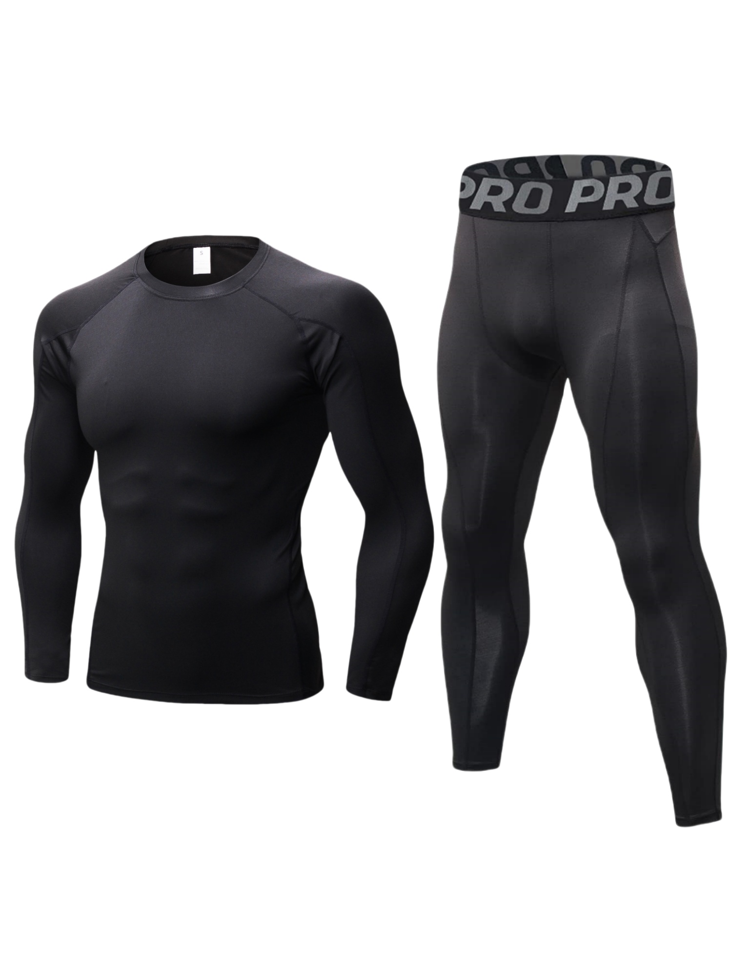 Mens Workout Compression Set P - Thermal Base Layer 评论和价格