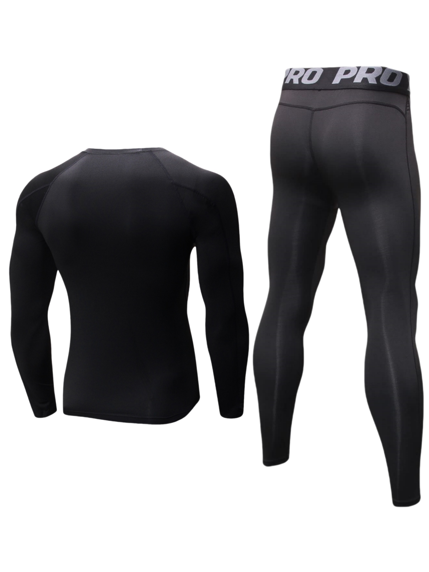 Mens Workout Compression Set P - Thermal Base Layer 评论和价格