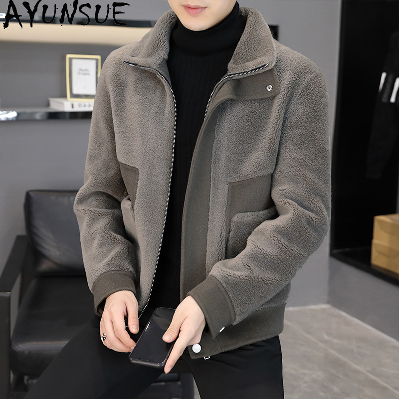 AYUNSUE Winter 100% Wool Coats - Warm Winter Clothing 评论和价格