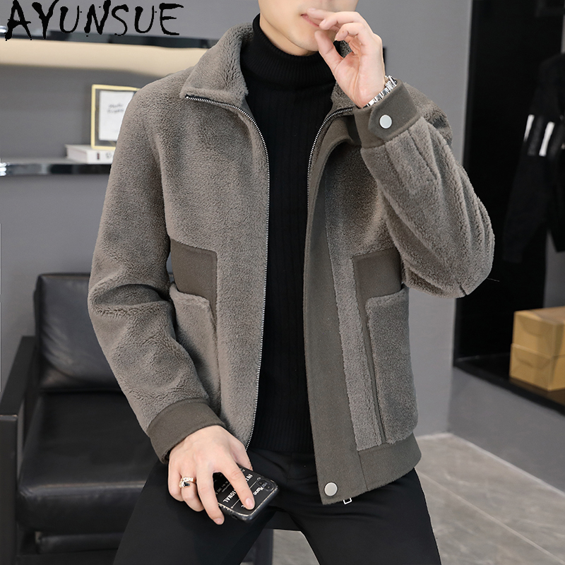 AYUNSUE Winter 100% Wool Coats - Warm Winter Clothing 评论和价格