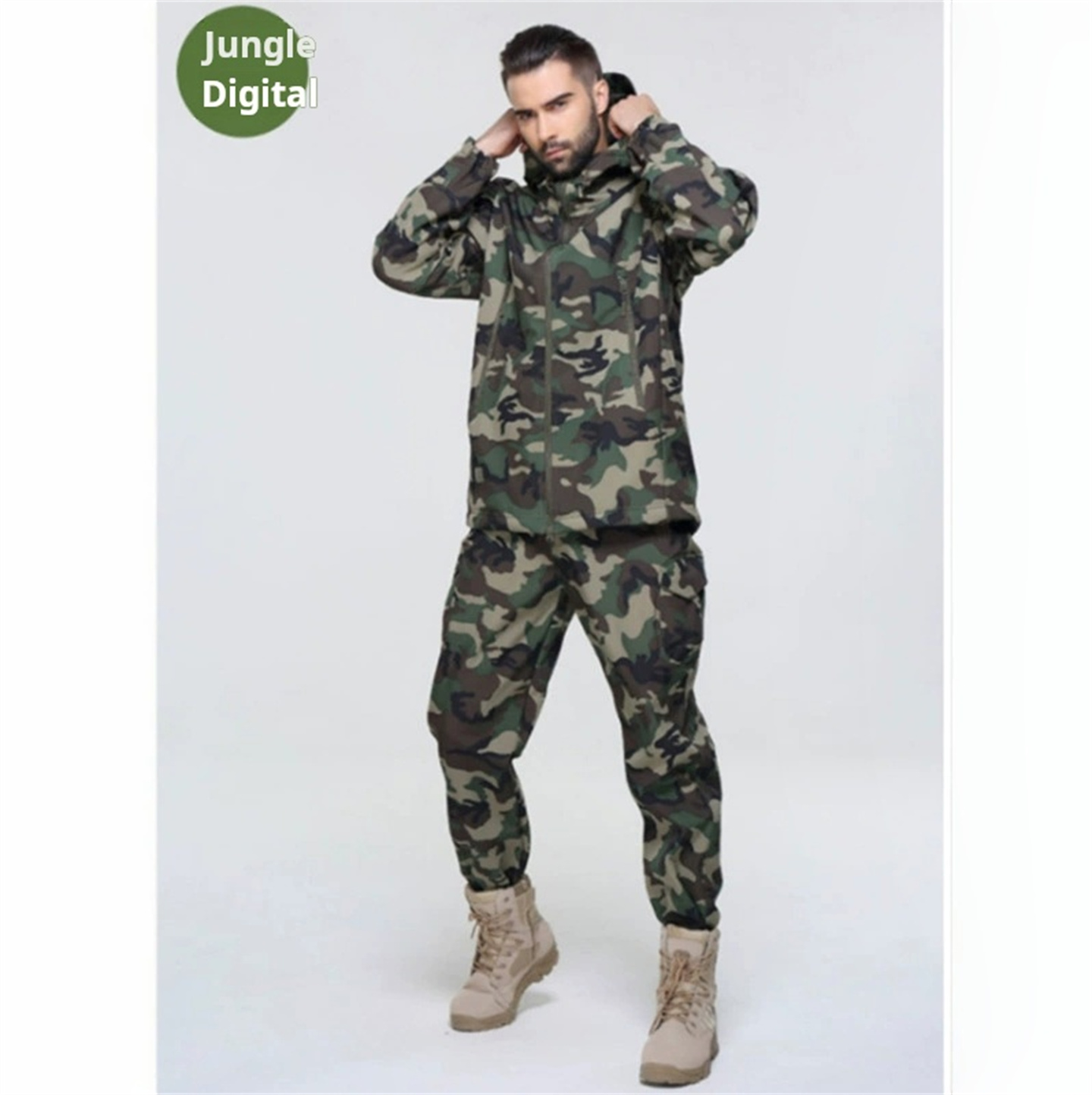 Men Women's Camouflage Hunting - Windproof Jacket Softshell 评论和价格