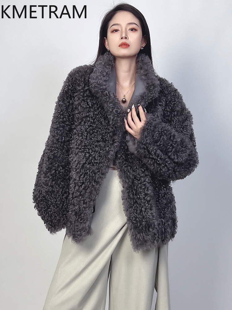 Natural Wool Sheepskin Double  - Quality Winter Clothing Jacket 评论和价格