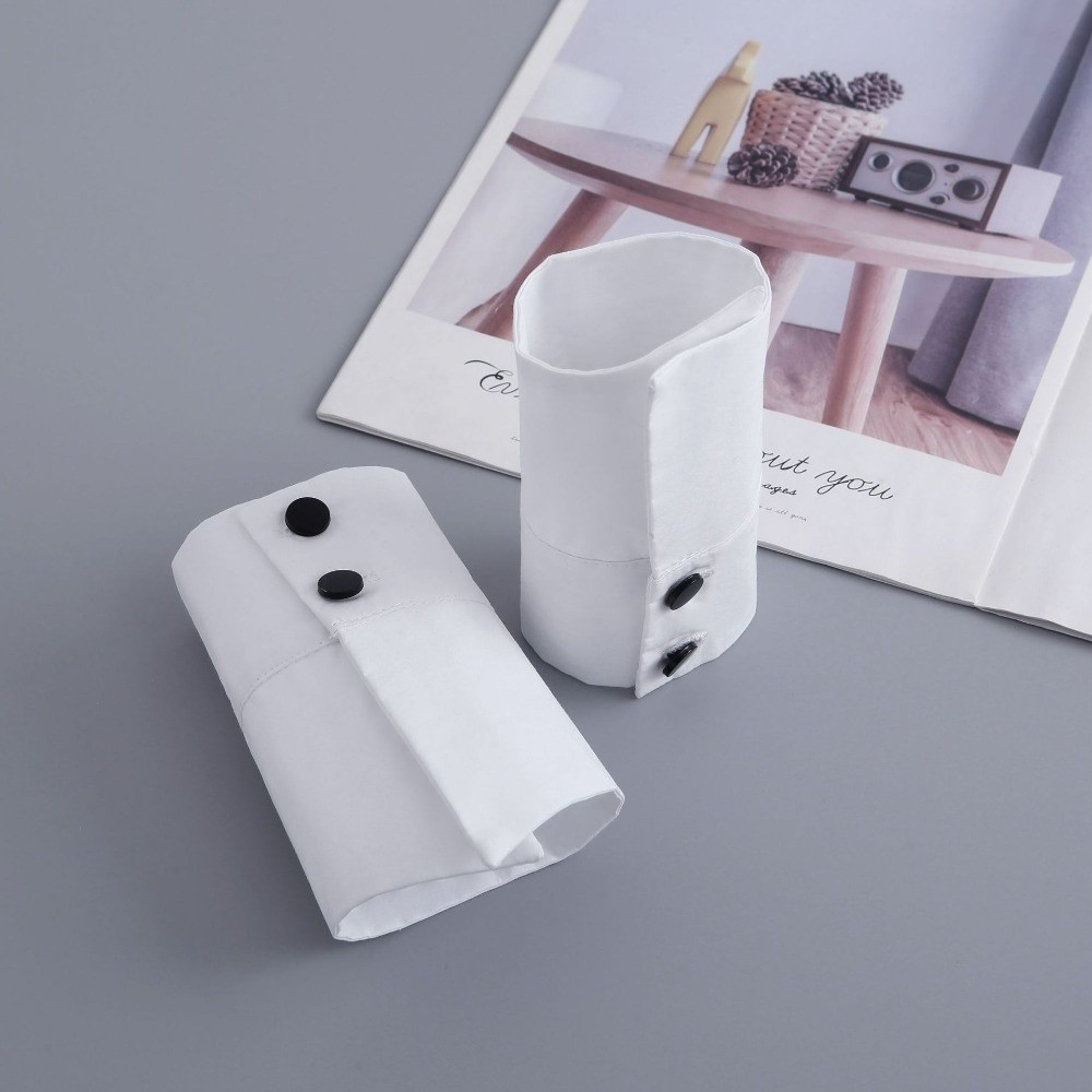 Trend White Fake Cuffs Button  - Warm Winter Clothing 评论和价格