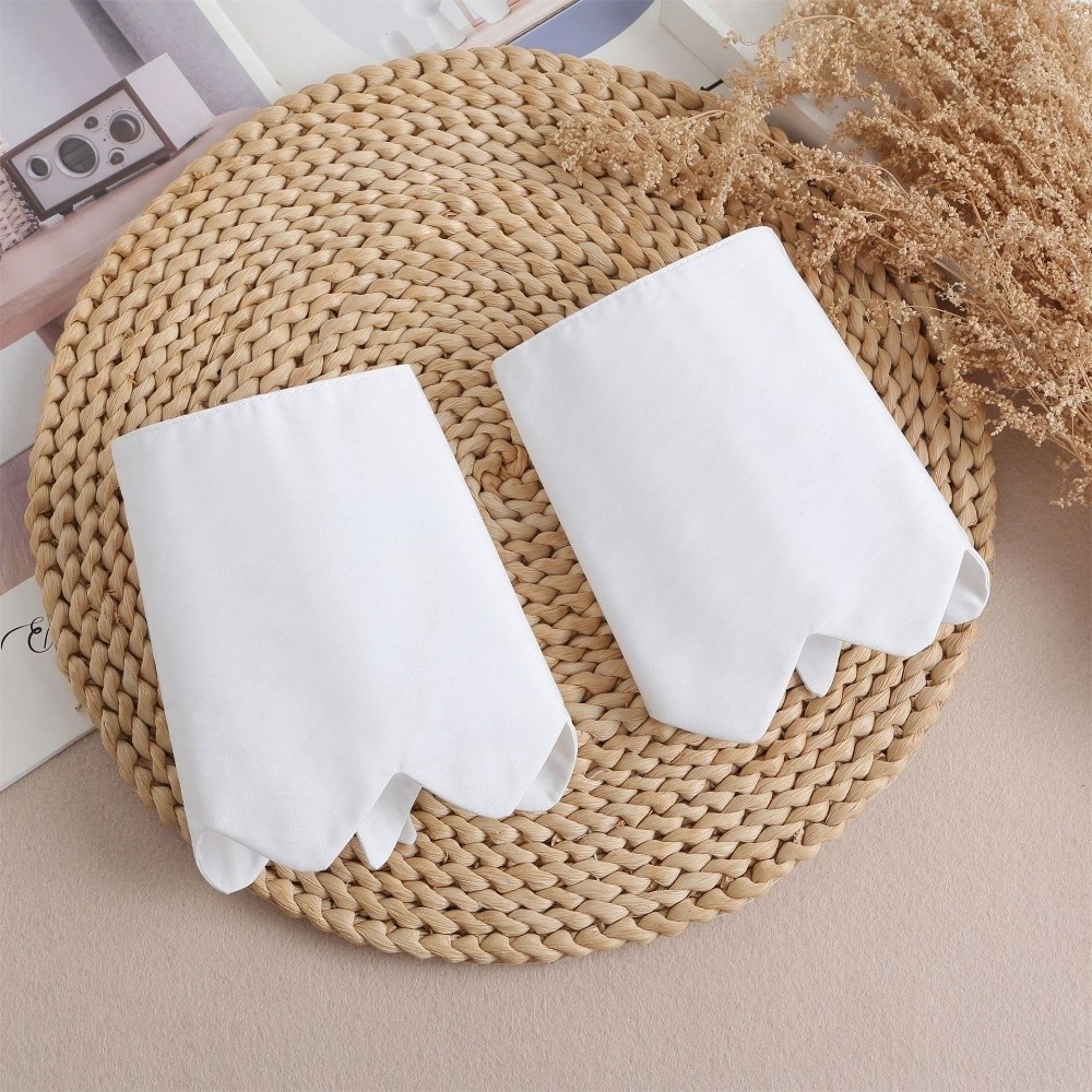 Trend White Fake Cuffs Button  - Warm Winter Clothing 评论和价格
