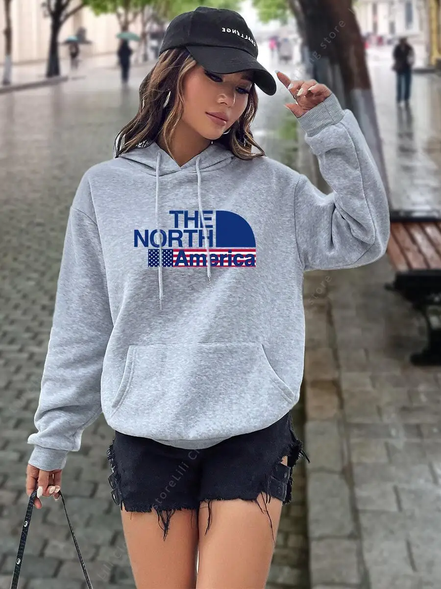 Womens Hoodies Graphic Letter  - Winter Clothing Aesthetic 评论和价格