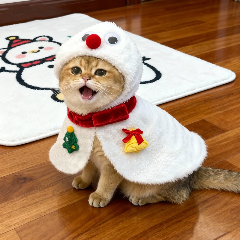 Cat Christmas Cloak Winter Pet - Winter Clothing Dress Up 评论和价格
