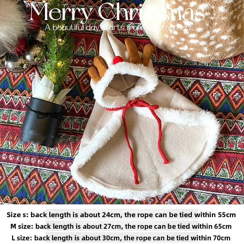 Cat Christmas Cloak Winter Pet - Winter Clothing Dress Up 评论和价格