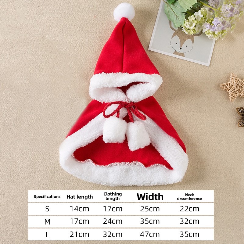 Cat Christmas Cloak Winter Pet - Winter Clothing Dress Up 评论和价格