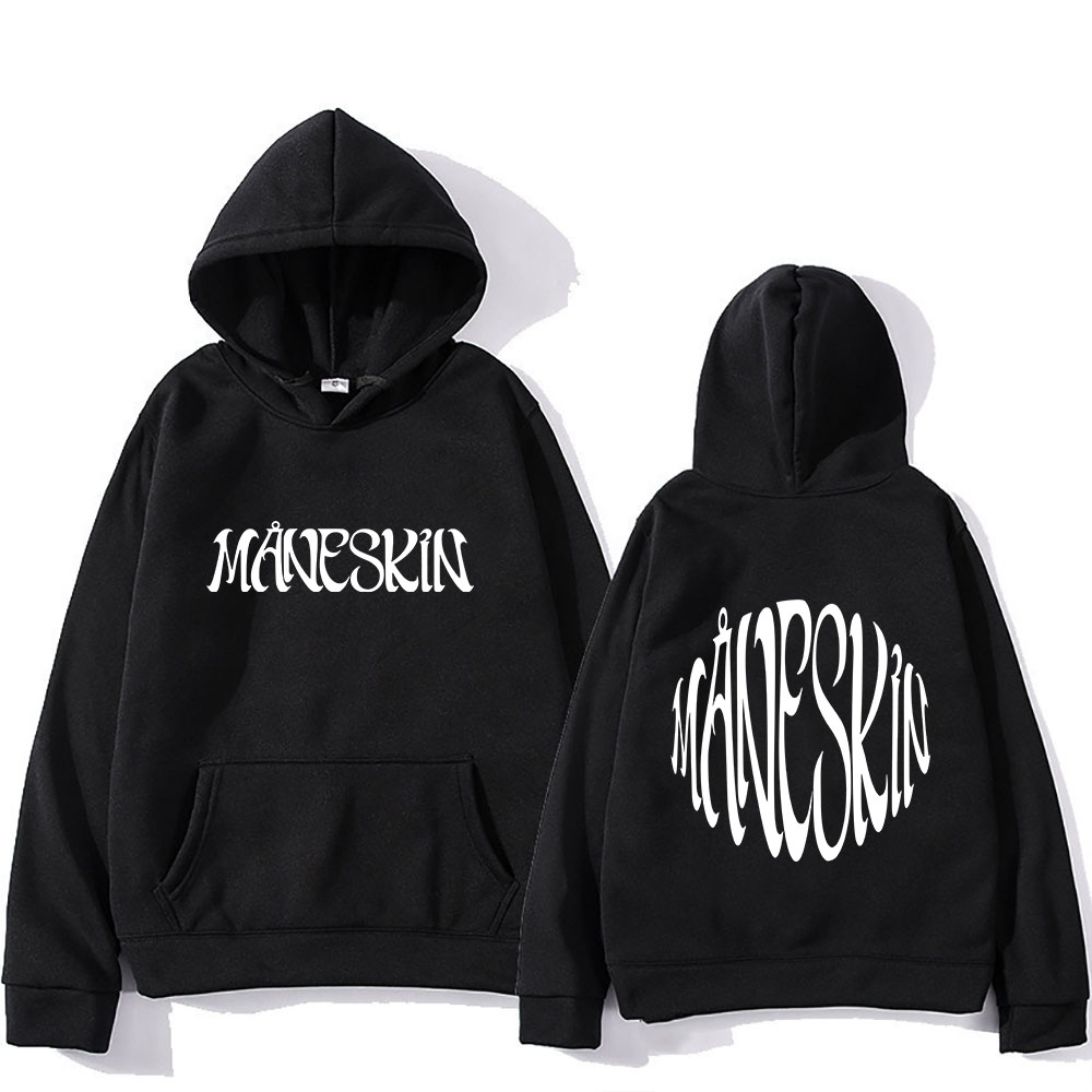 Grunge Bank Maneskin Hoodies M - Winter Clothing Aesthetic 评论和价格